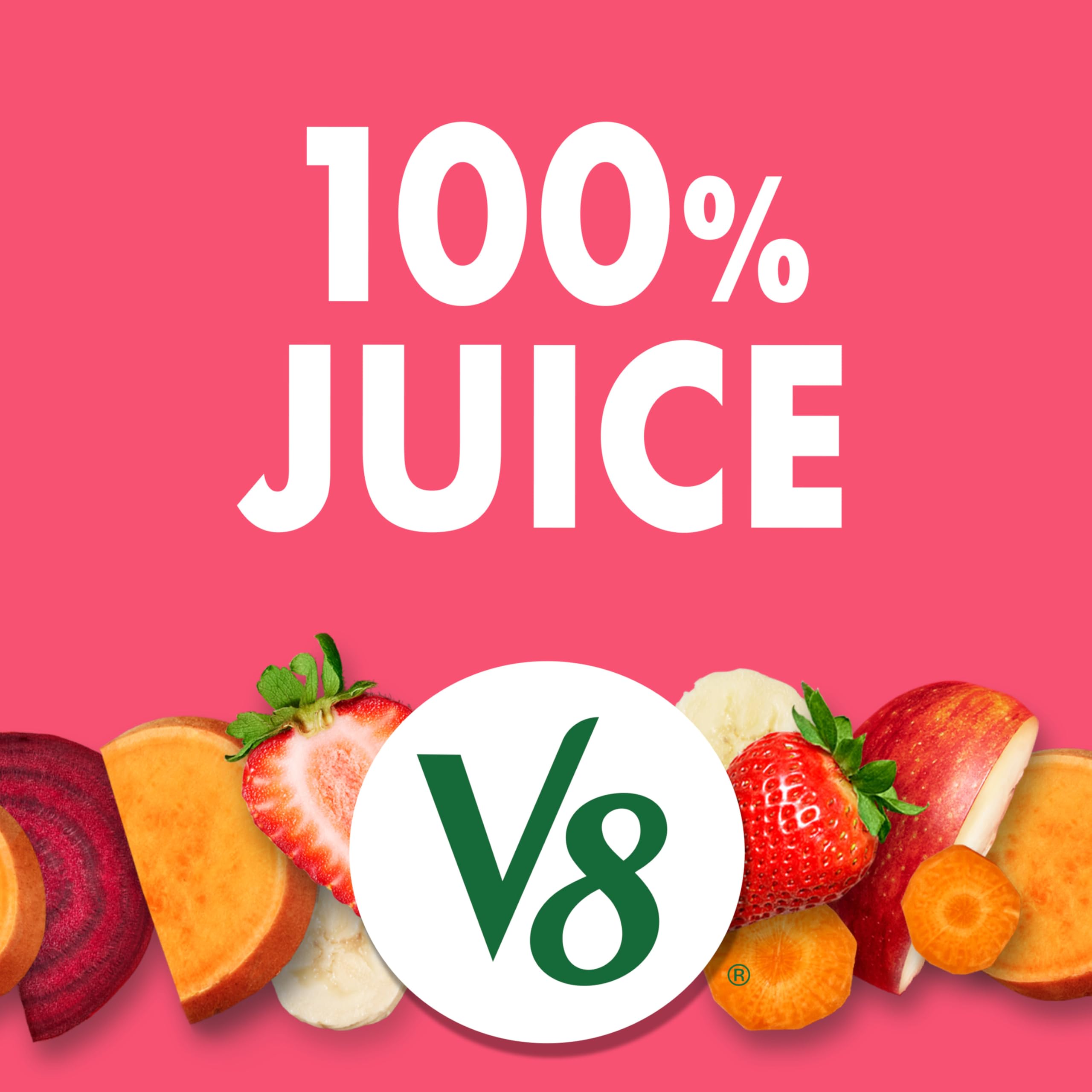 V8 bottle highlights zinc and antioxidants for daily nutrition