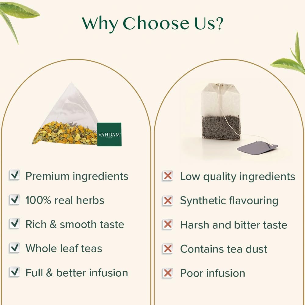 VAHDAM Indian farm sourcing highlights direct-from-farm production.