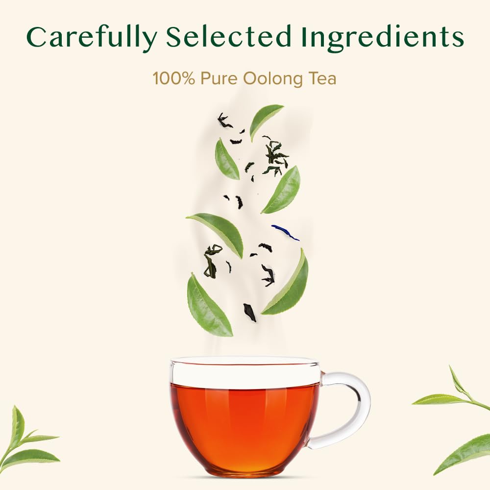 VAHDAM vacuum-sealed tea pack preserves garden-fresh aroma and freshness for later steeping.