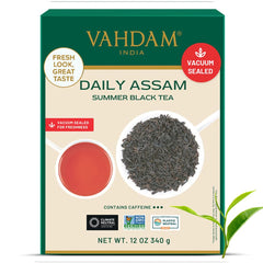 VAHDAM Assam Black Tea Leaves 340g pack for bold mornings