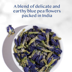 VAHDAM Butterfly Blue Pea Tea vacuum-sealed pack preserves freshness and aroma.