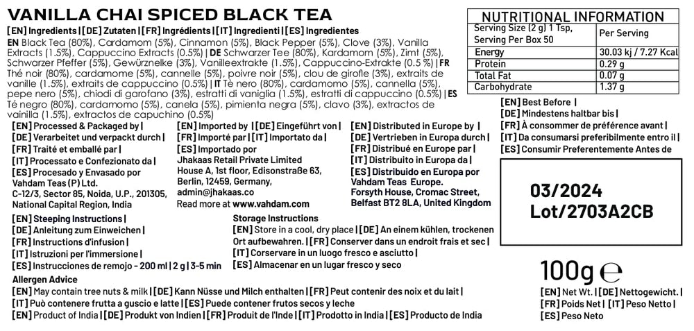 VAHDAM carbon-neutral and plastic-neutral initiative supporting sustainable tea