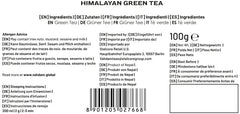 VAHDAM Himalayan Green Tea leaves dry-tea pile showcasing premium quality