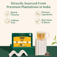 VAHDAM individually wrapped tea bags preserve freshness and convenience anytime