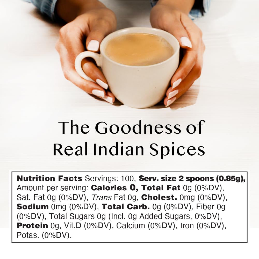 Iced chai prepared easily with VAHDAM Instant Chai.