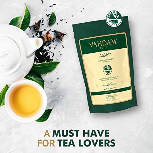 VAHDAM Assam tea as a bold base for refreshing kombucha.
