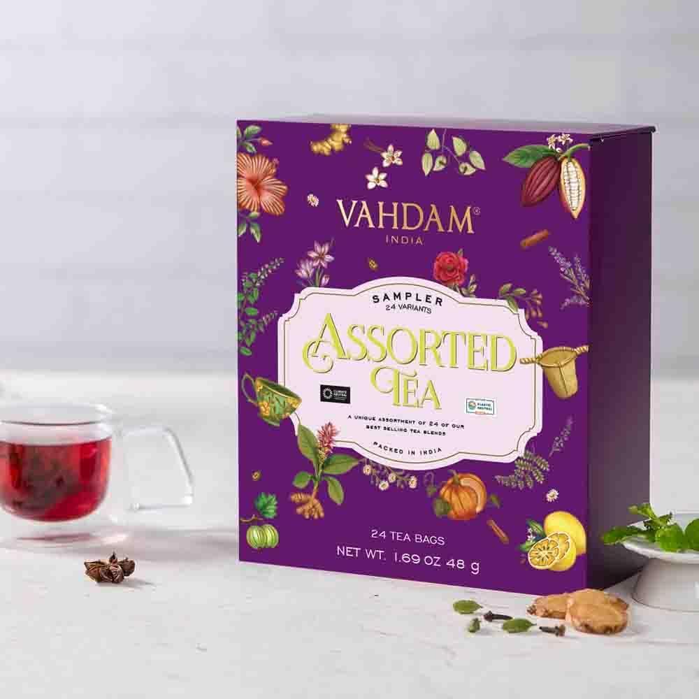 VAHDAM oolong tea assortment with nuanced, smooth flavor.