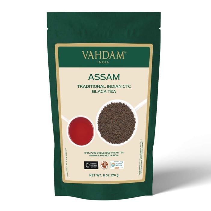 VAHDAM Premium CTC Assam Tea bulk 226g ready for bold breakfast blends.
