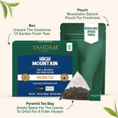 VAHDAM resealable ziplock pouch, easy storage and freshness retention