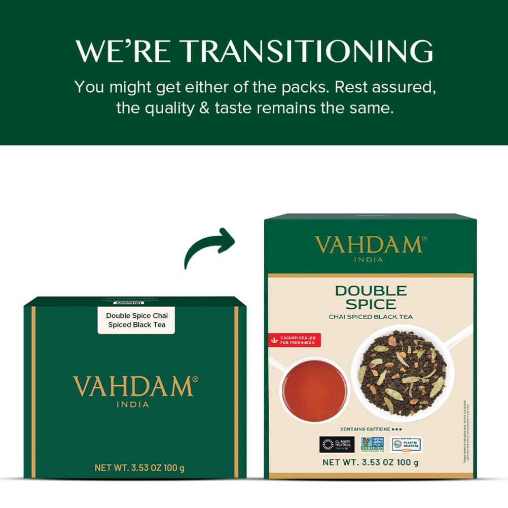 VAHDAM spice chai cup steaming highlights robust spice balance for morning rituals.