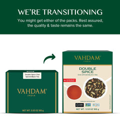 VAHDAM spice chai cup steaming highlights robust spice balance for morning rituals.