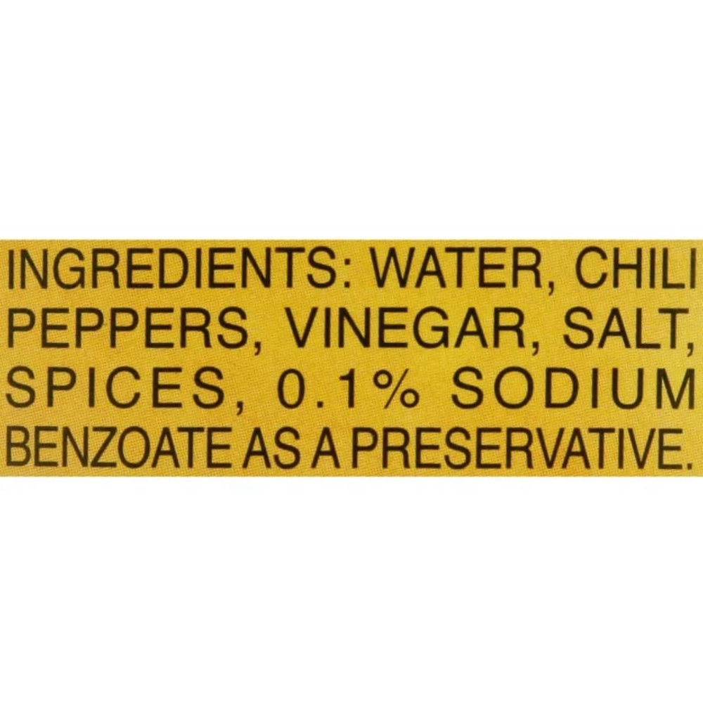 Valentina hot sauce label closeup, bold heat with iconic black and yellow branding.