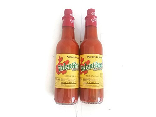 Valentina Mexican hot sauce bottle ready to top tacos and eggs.