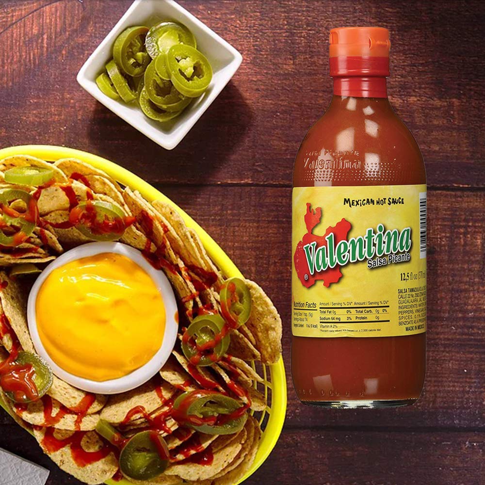 Valentina Salsa Picante over eggs for a quick breakfast upgrade