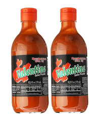 Valentina Salsa Picante Extra Hot 2-pack bottles for bold flavor on meals.