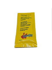 Valentina red sauce packet pour, mess-free condiment for quick meals