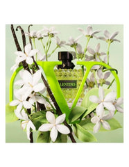 Valentino Donna Born In Roma Green Stravaganza cap close-up, sleek design