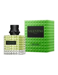Top notes of green apple and bergamot highlighted in the bottle shot