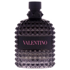 Valentino Uomo Born In Roma bottle side reveals craftsmanship and brand prestige for daily wear.