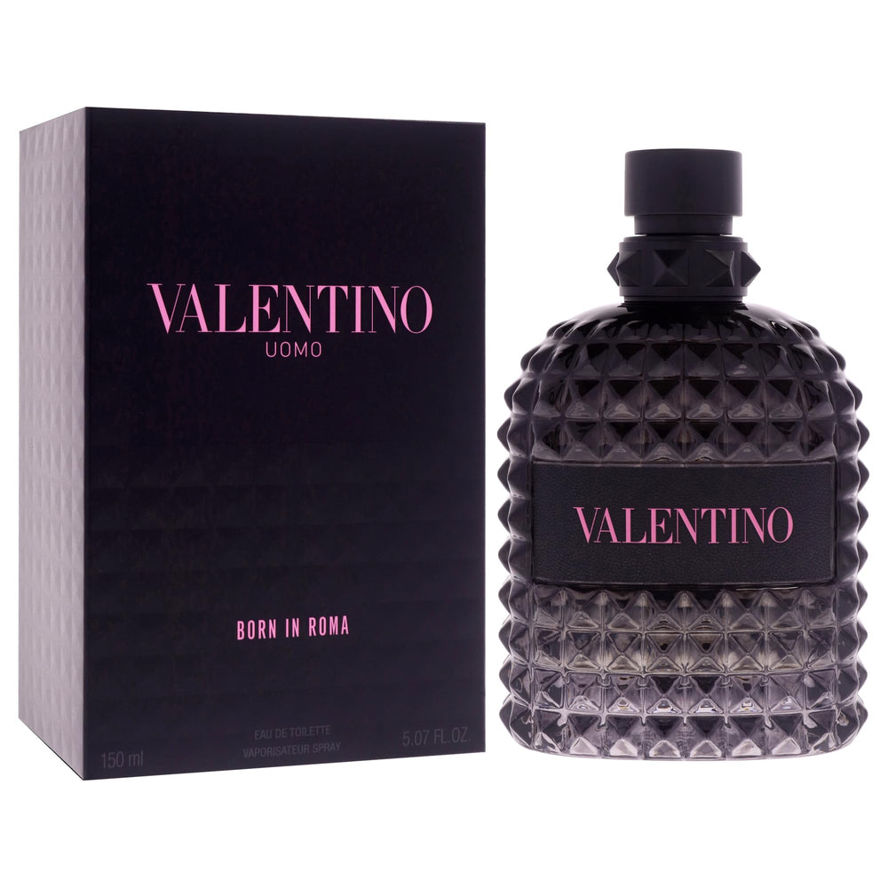 Valentino Uomo Born In Roma spray action demonstrates quick, even application.