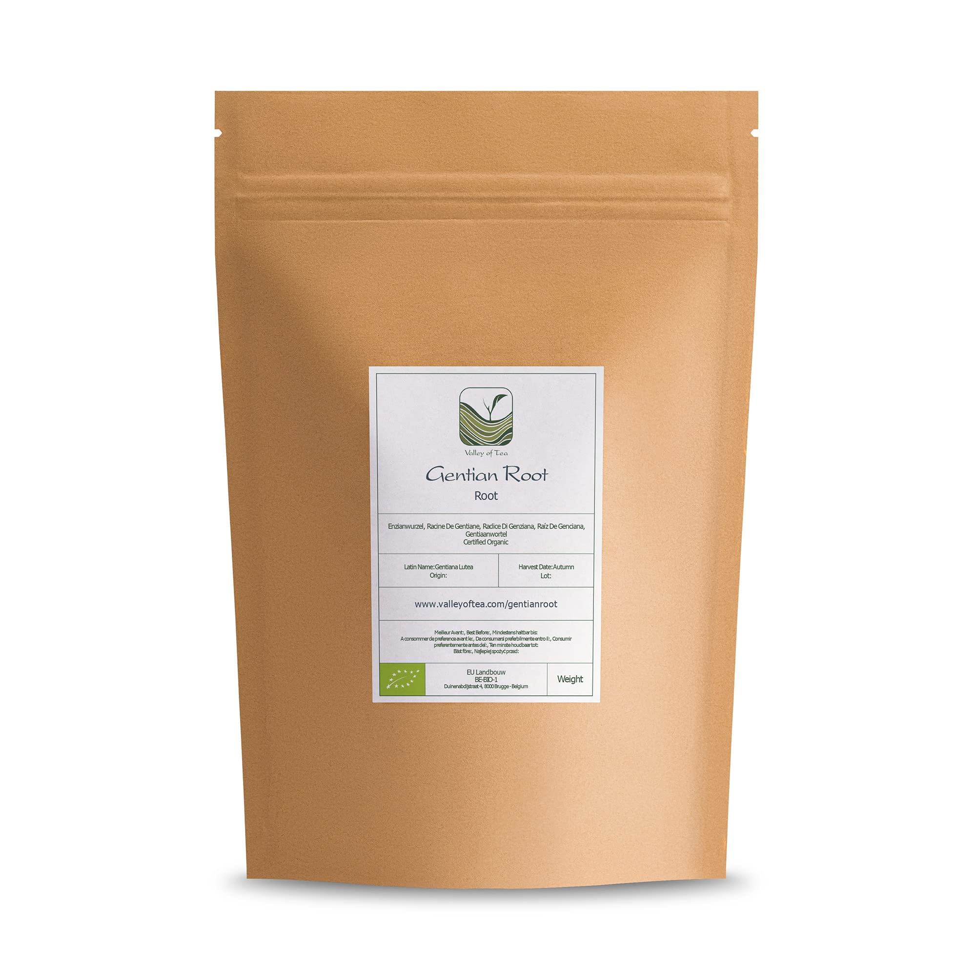 Valley of Tea artisanal Gentian harvest image highlighting traditional farming.