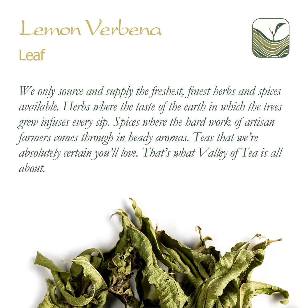 Valley of Tea Lemon Verbena iced tea idea for sunny days