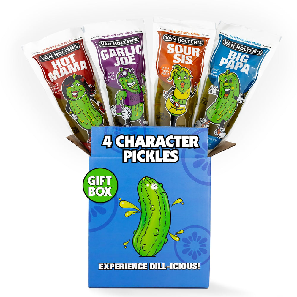 Van Holten's Charismatic Characters gift box front for gifting and sharing