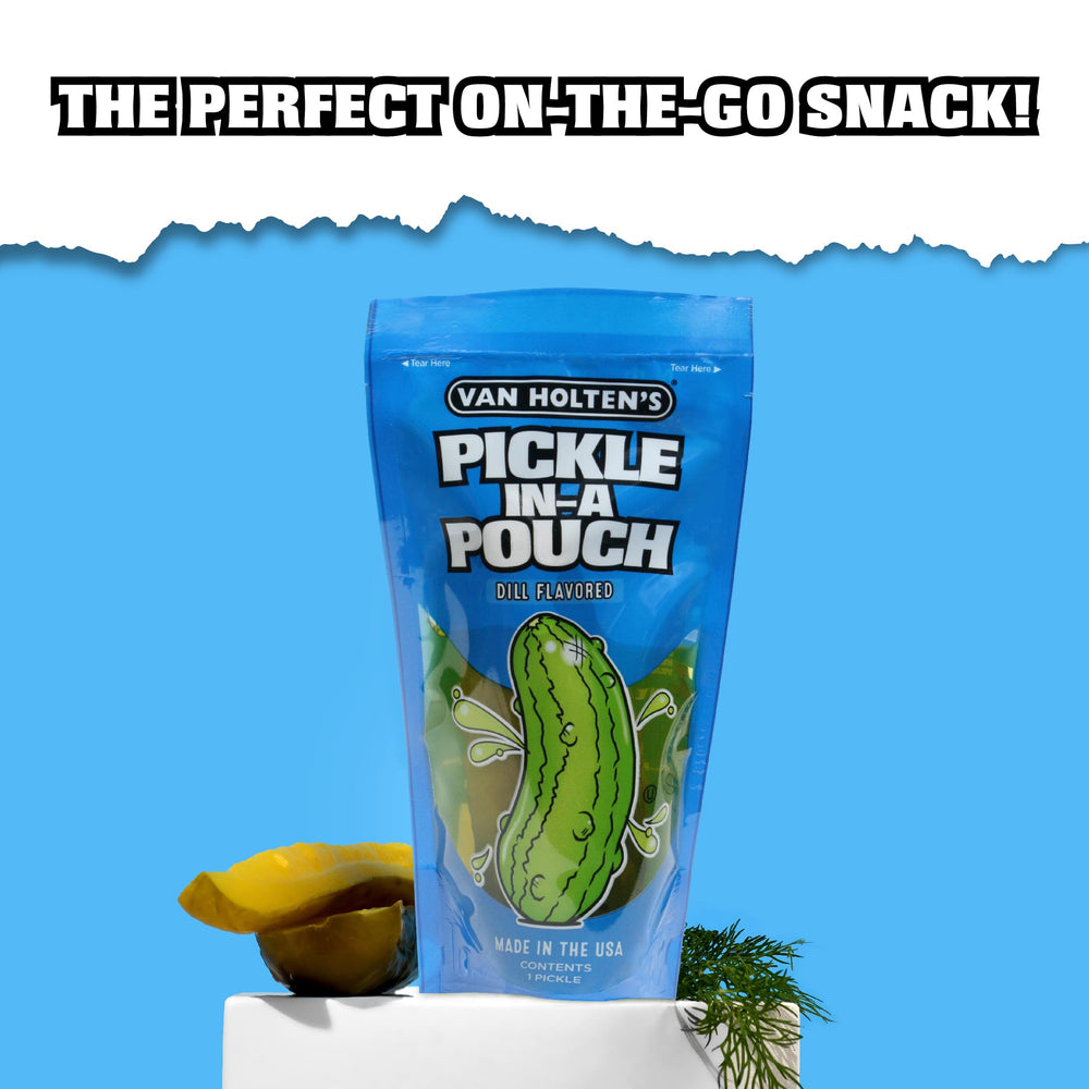 Kosher and gluten-free labeling shown on Van Holten's packaging.