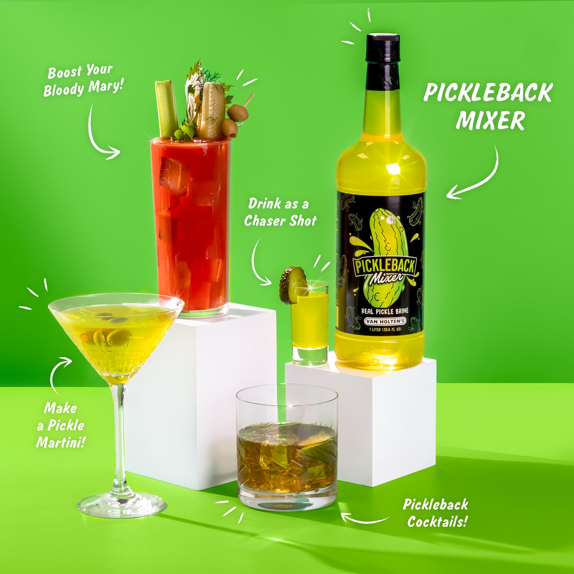 Van Holten's Pickleback beer chaser adds a savory pickle touch