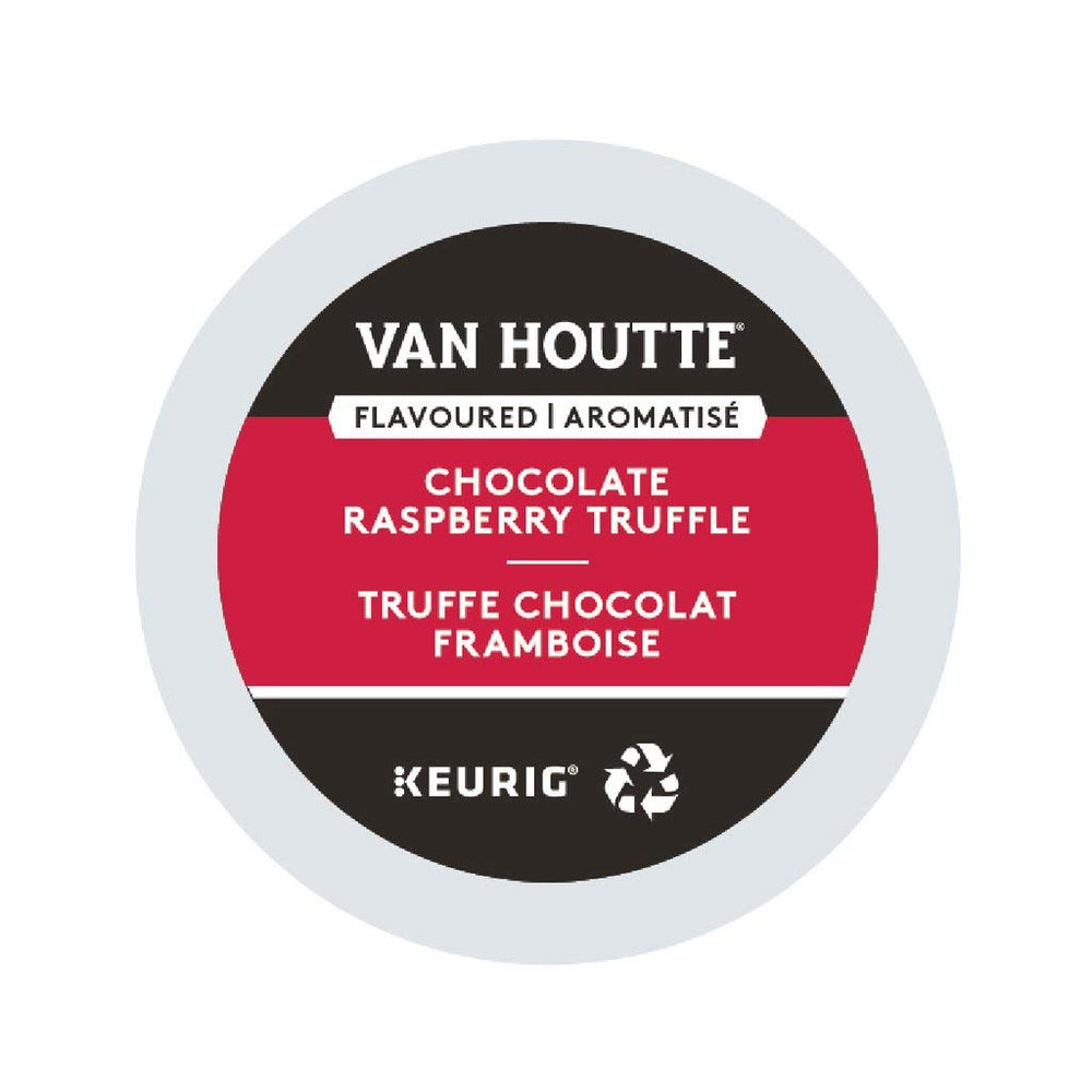 Van Houtte chocolate raspberry truffle coffee cup with rich aroma for mornings