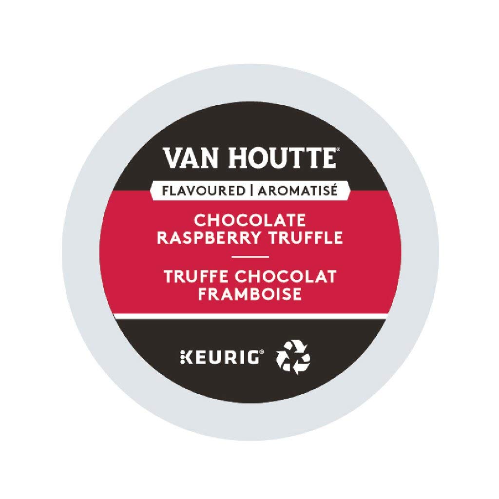 Van Houtte chocolate raspberry truffle coffee cup with rich aroma for mornings