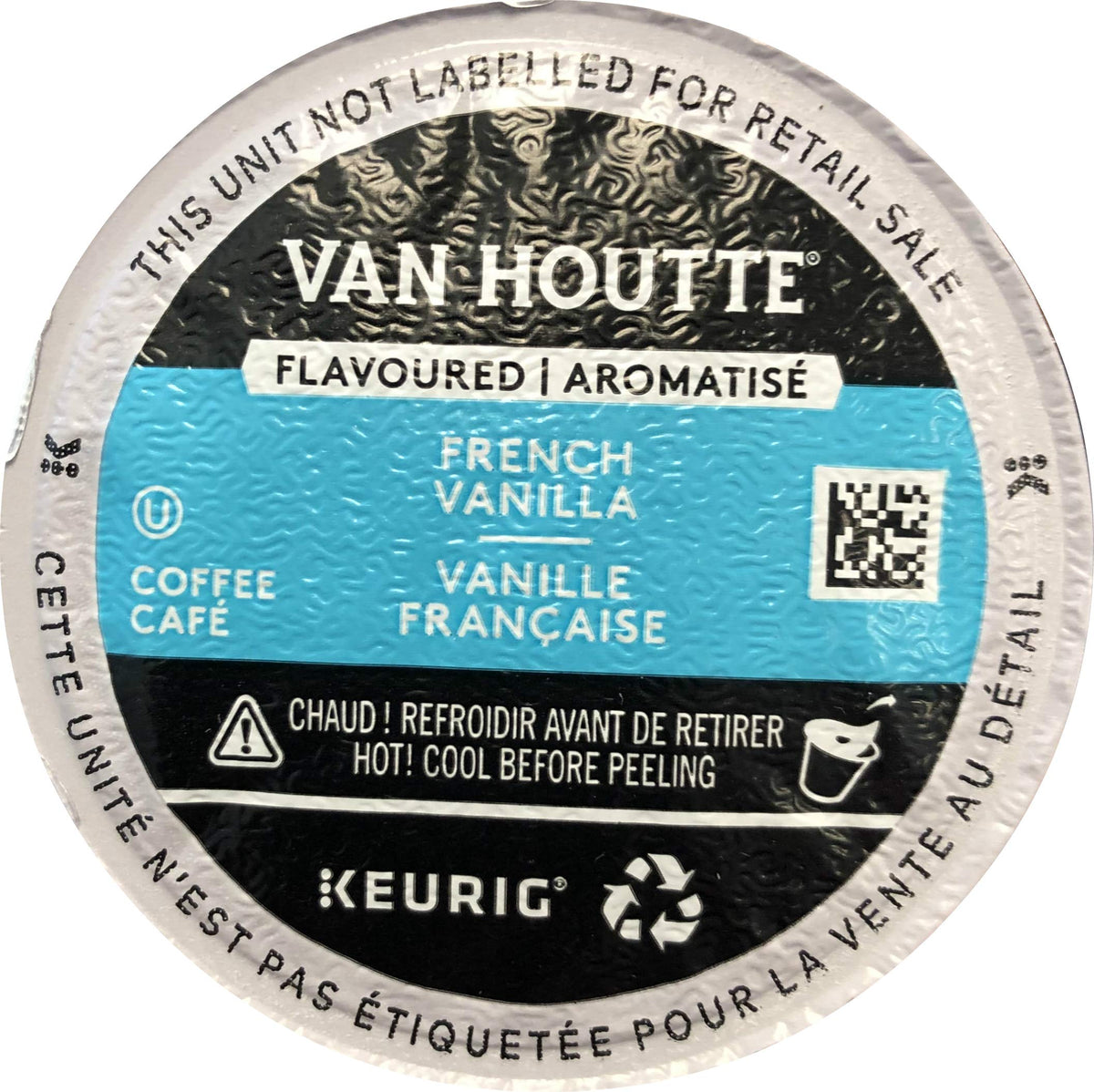 Van Houtte French Vanilla K-Cup pack-2 box, convenient single-serve for quick mornings.