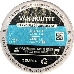 Van Houtte French Vanilla K-Cup pack-2 box, convenient single-serve for quick mornings.