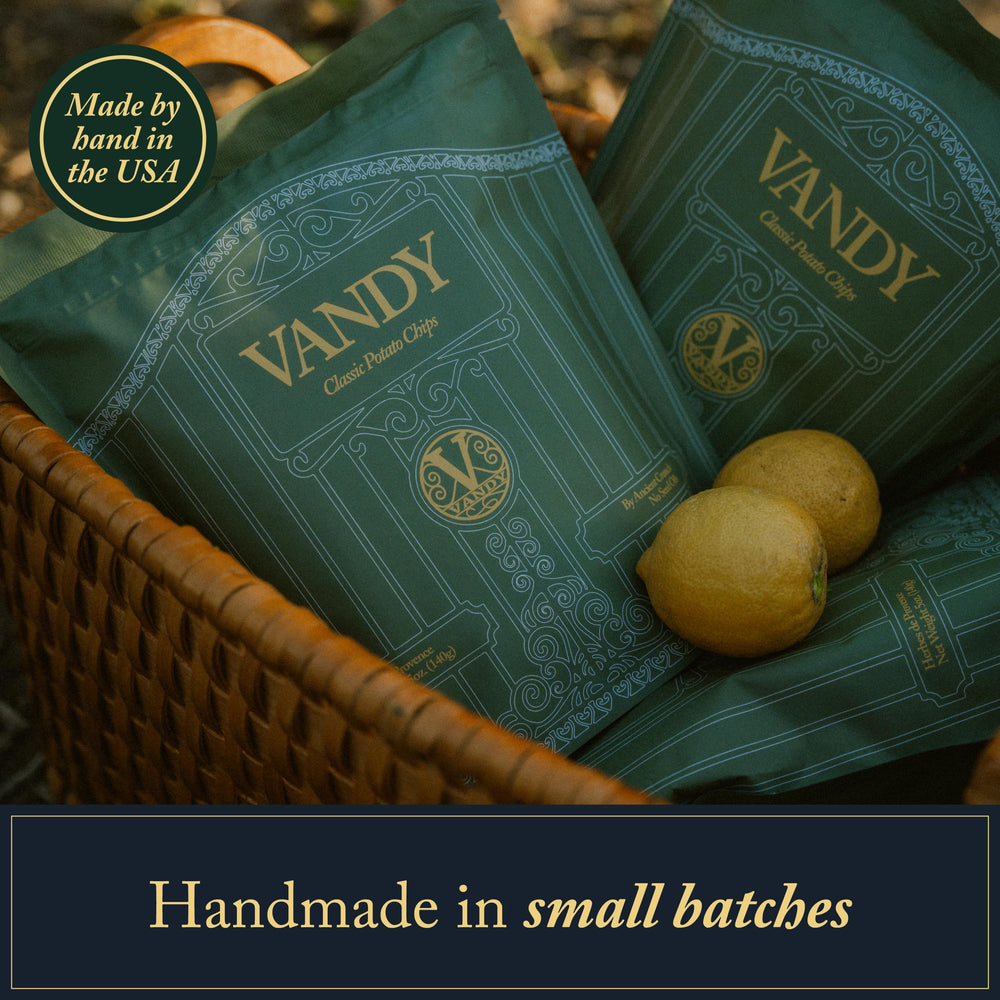 Vandy Crisps 2-pack packaging shot emphasizing convenient, shareable snack.