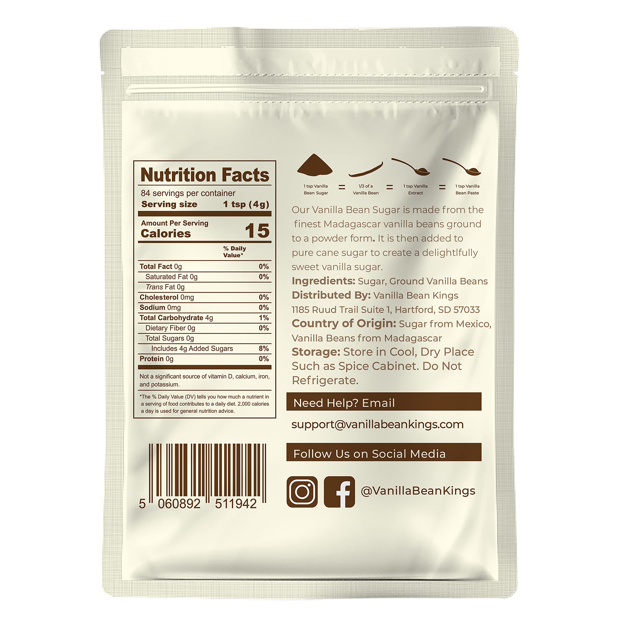 Madagascar vanilla pods close-up from Vanilla Bean Kings highlighting premium flavor source