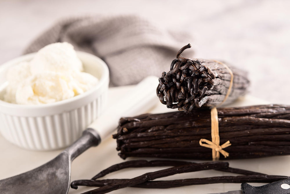 Custard made with Vanilla Bean Kings paste showcases deep vanilla notes.