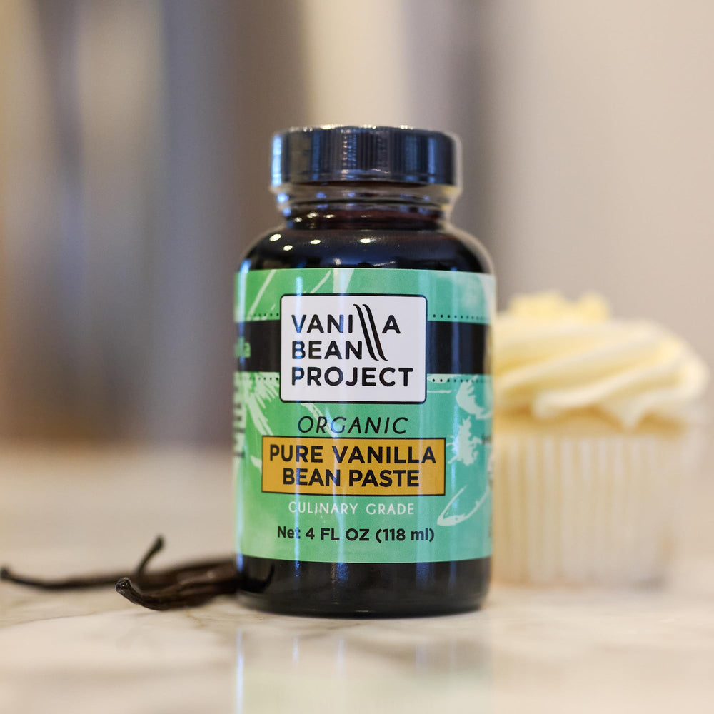 Vanilla Bean Project paste as dessert topping adds aroma and flavor