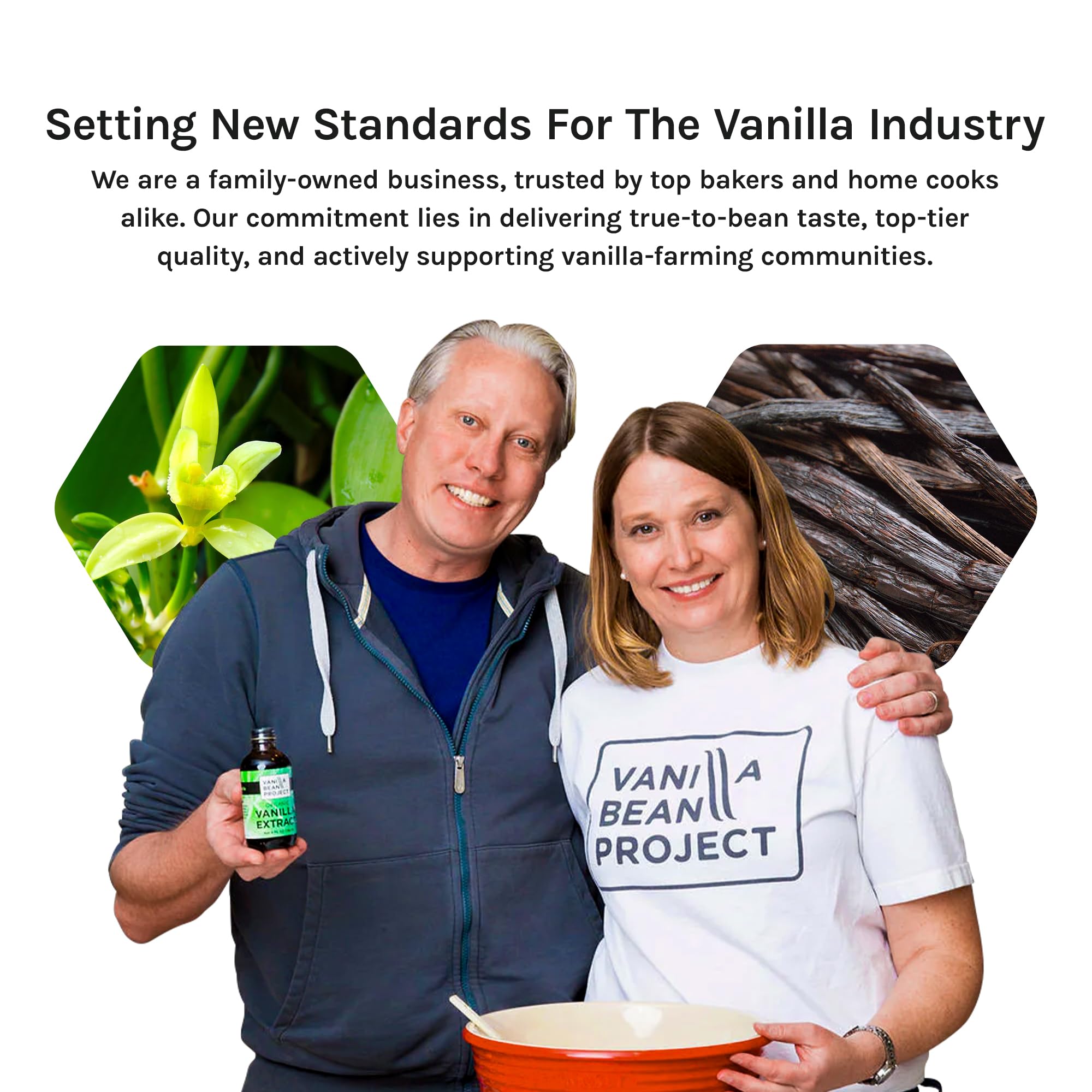 Vanilla Bean Project vanilla paste ingredients on board highlight premium natural components