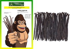 Vanilla Products USA 50 Tahitian vanilla beans in packaging, preserving freshness for versatile baking.