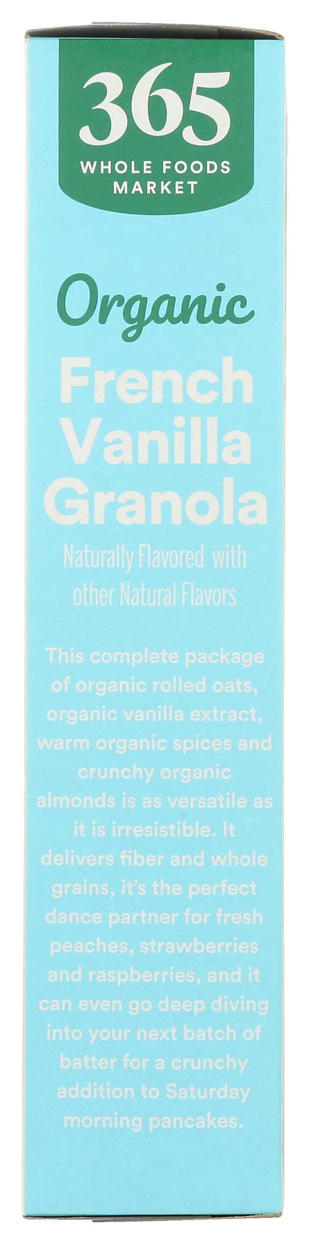 Vanilla spice granola detail with warm aroma