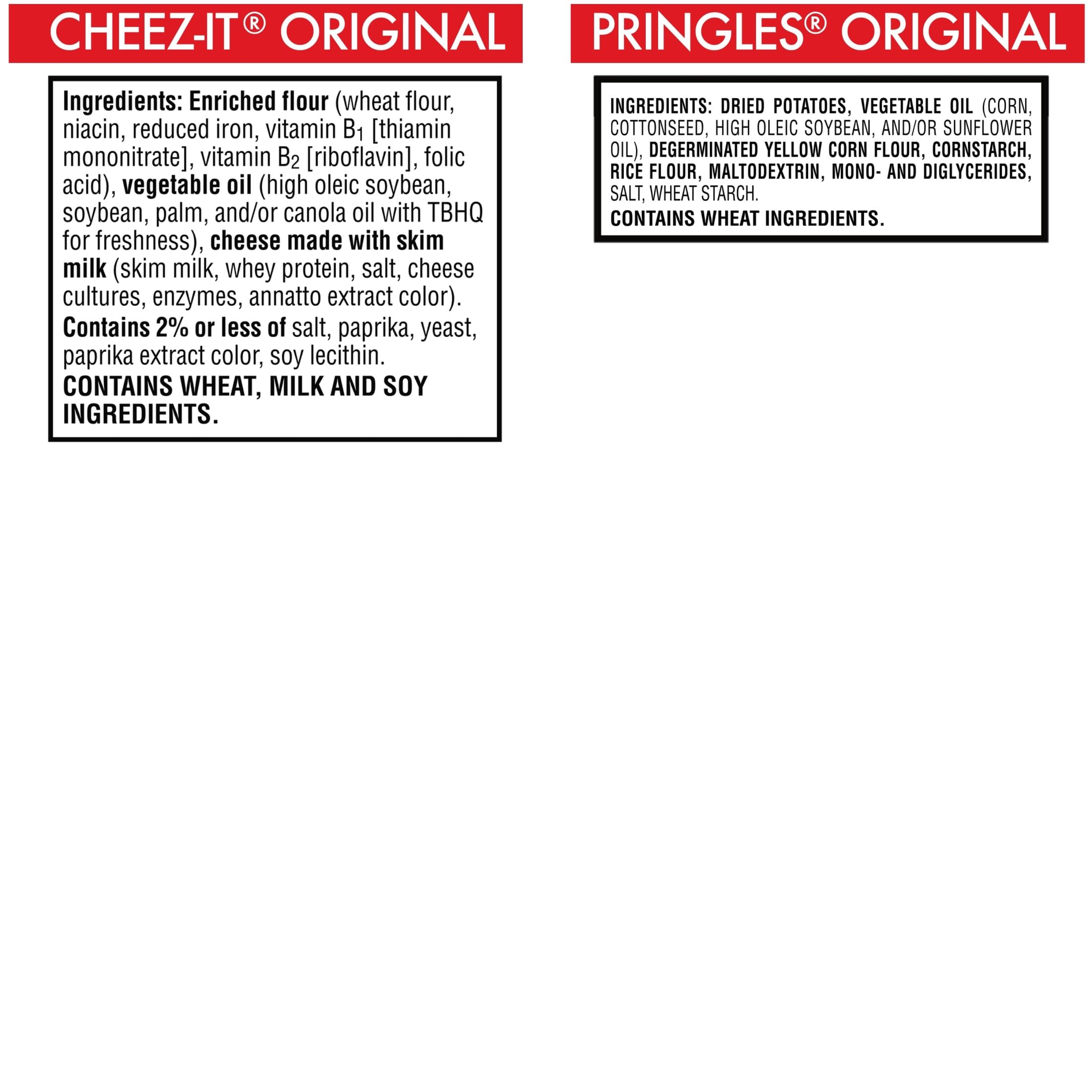 Variety-pack box featuring Cheez-It and Pringles for versatile snack moments.