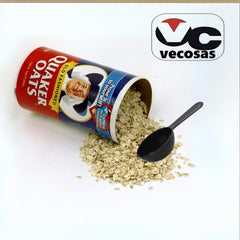 Vecosas oats in bowl ready for hot oatmeal or recipes.