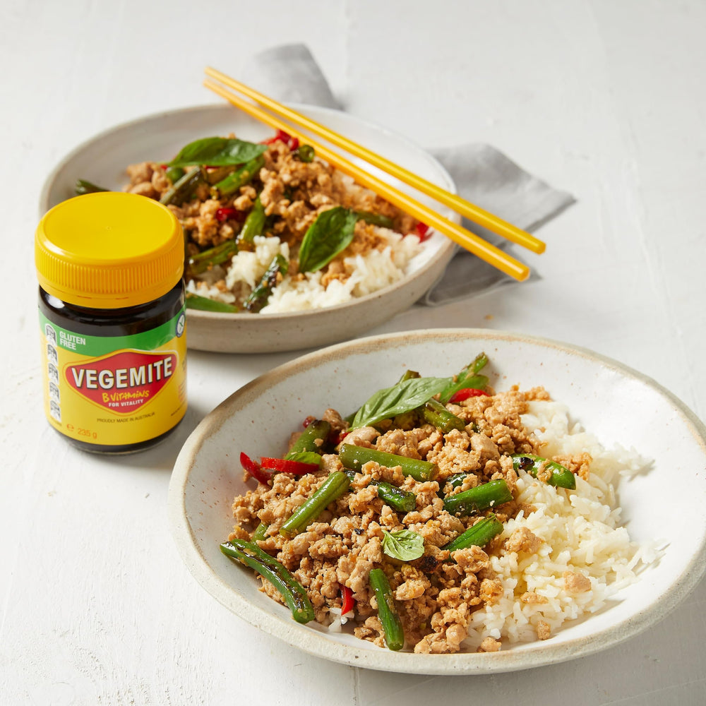 Vegemite Gluten Free in sauces or marinades, adding depth.