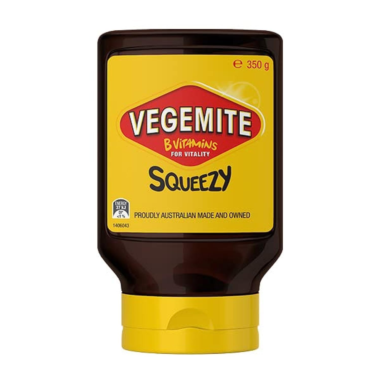 Vegemite Spread Squeezy bottle front view for mess-free toast