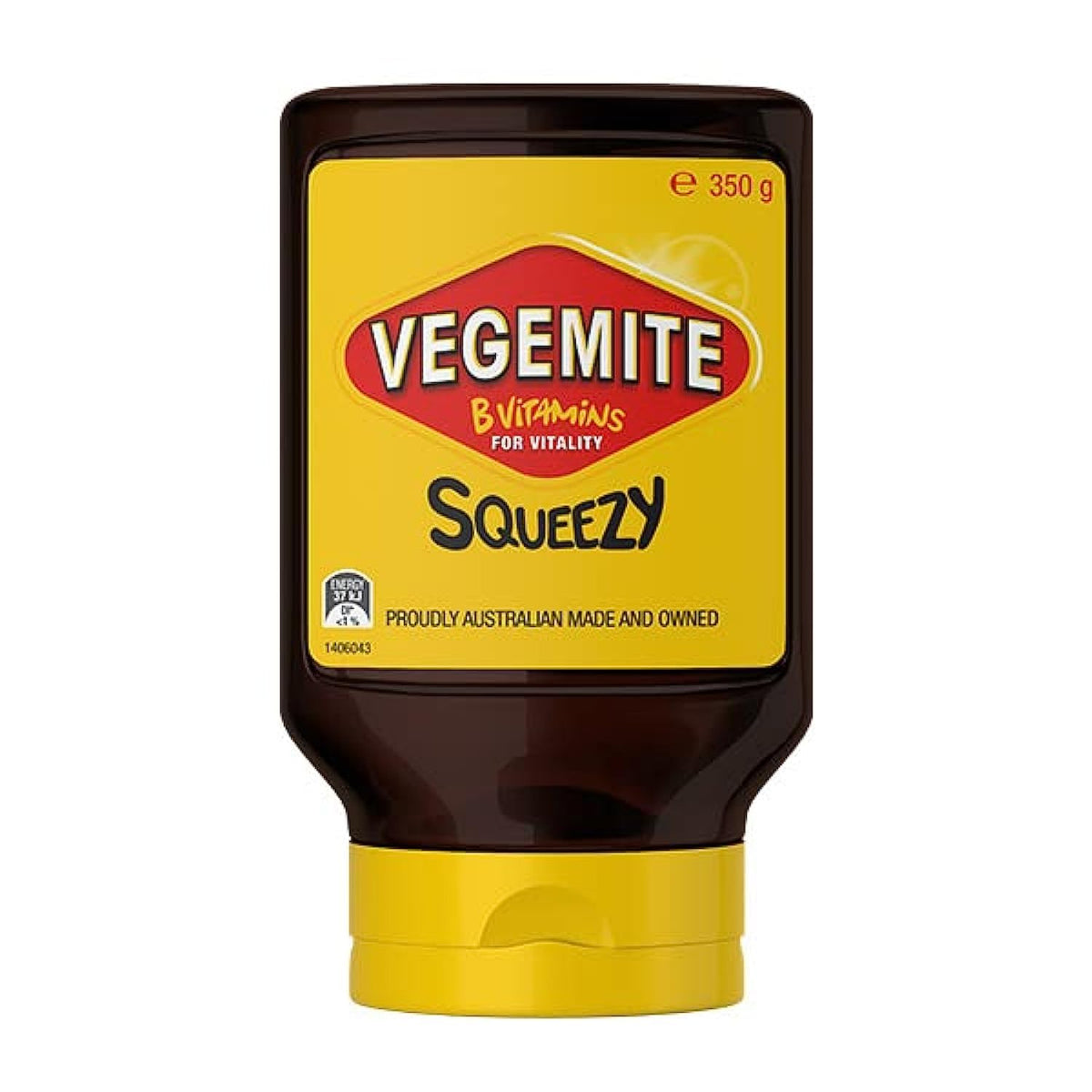 Vegemite Spread Squeezy bottle front view for mess-free toast