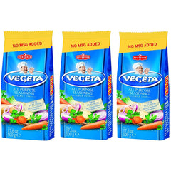 Vegeta gourmet seasoning bottle front view for everyday cooking.