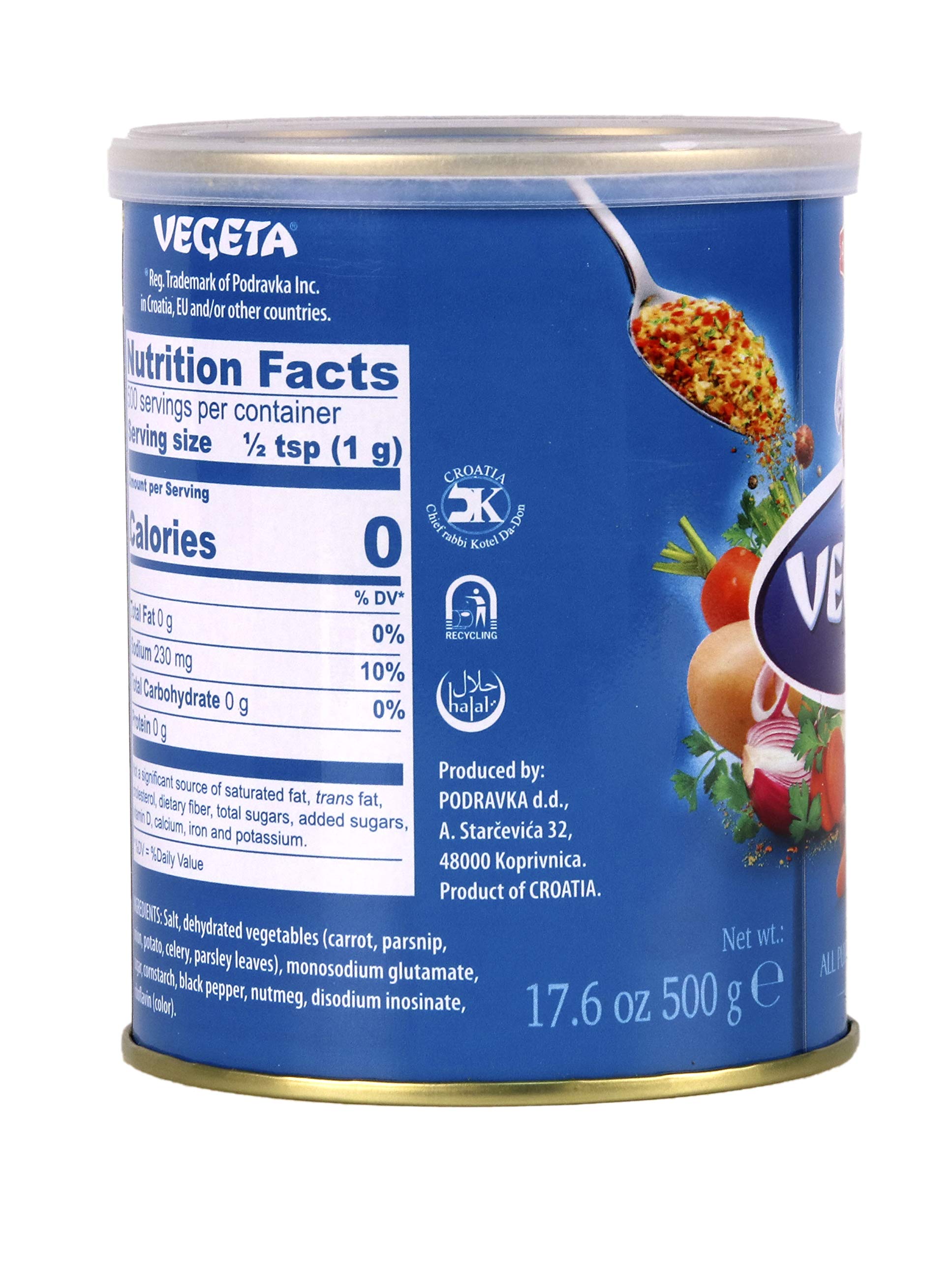 Dish-ready Vegeta seasoning adds quick, flavorful notes to meals