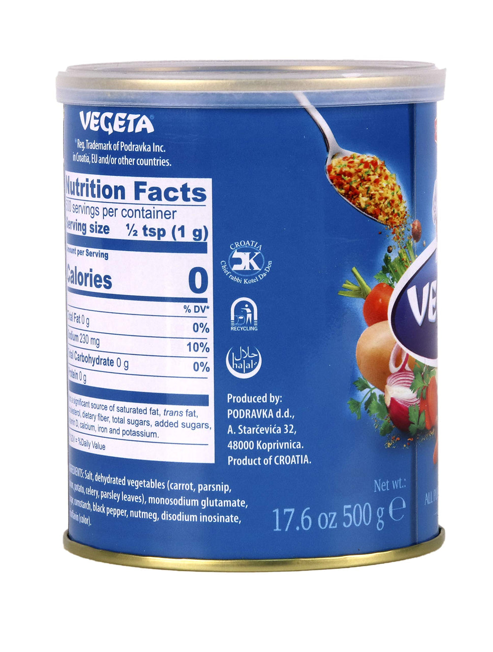 Dish-ready Vegeta seasoning adds quick, flavorful notes to meals