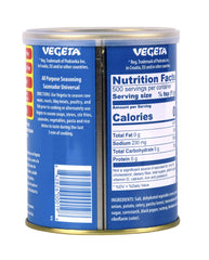 Vegeta seasoning label close-up highlighting traditional blend for inspiring cooking