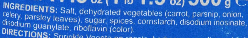 Vegeta Gourmet Seasoning on a kitchen spoon ready to flavor meals.